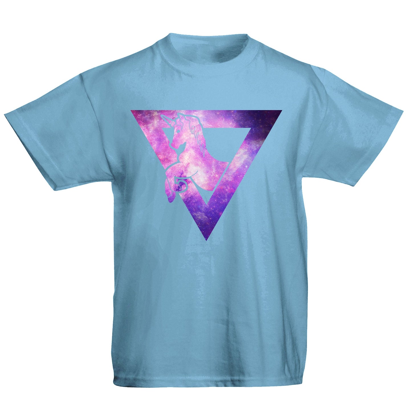 Galaxy Uniciorn Geometric Kids T-shirt