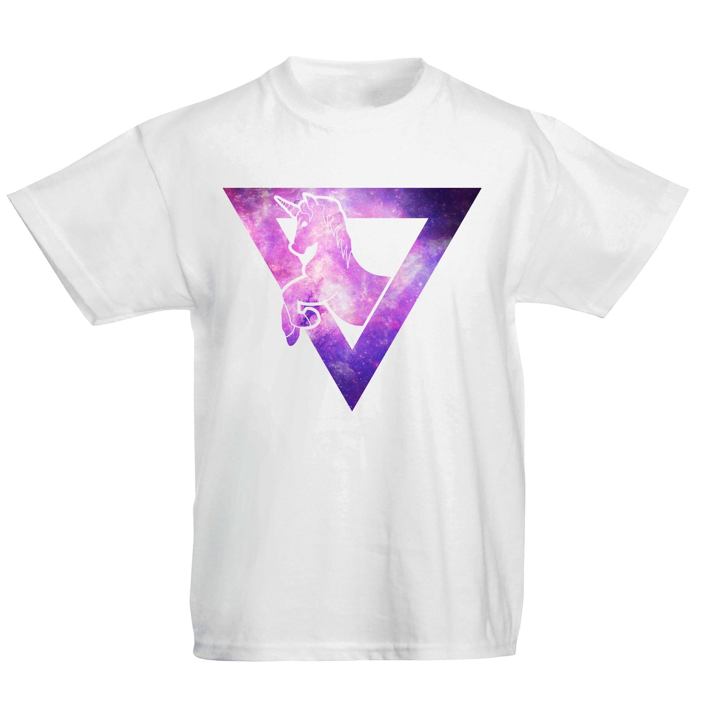 Galaxy Uniciorn Geometric Kids T-shirt