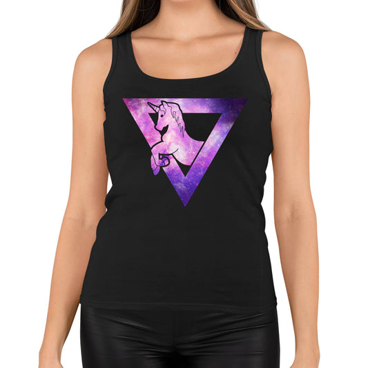 Galaxy Uniciorn Geometric Womens Vest