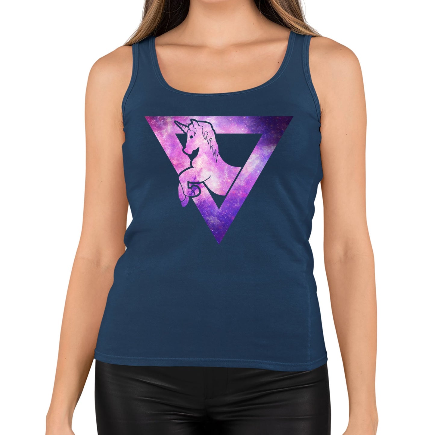 Galaxy Uniciorn Geometric Womens Vest