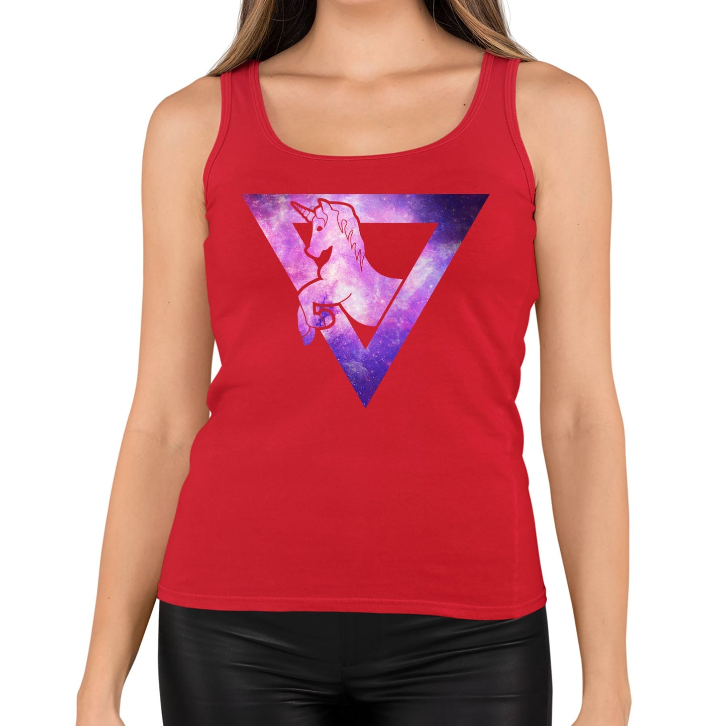 Galaxy Uniciorn Geometric Womens Vest