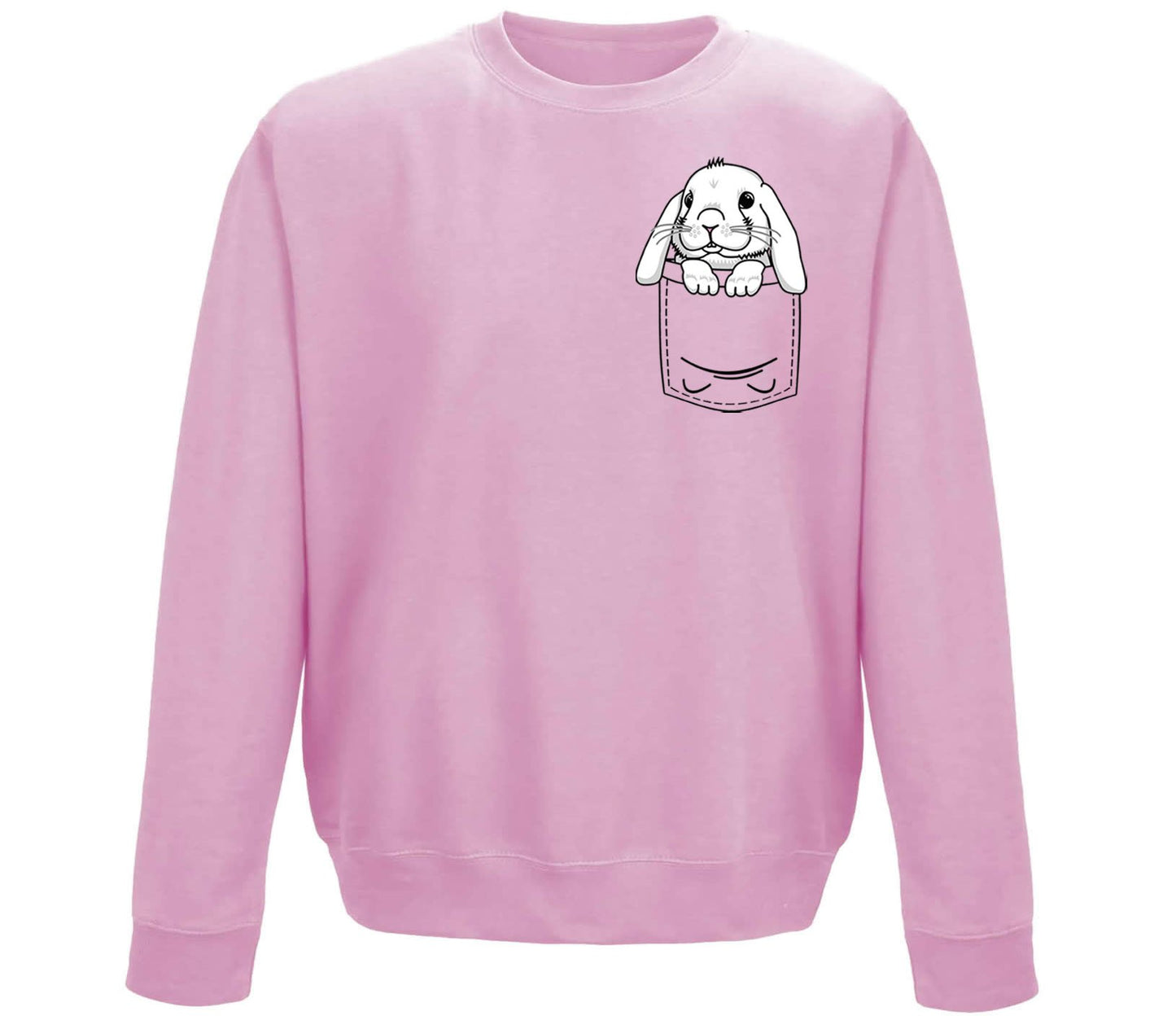 Rabbit Pocket Print Childrens Sweatshirt