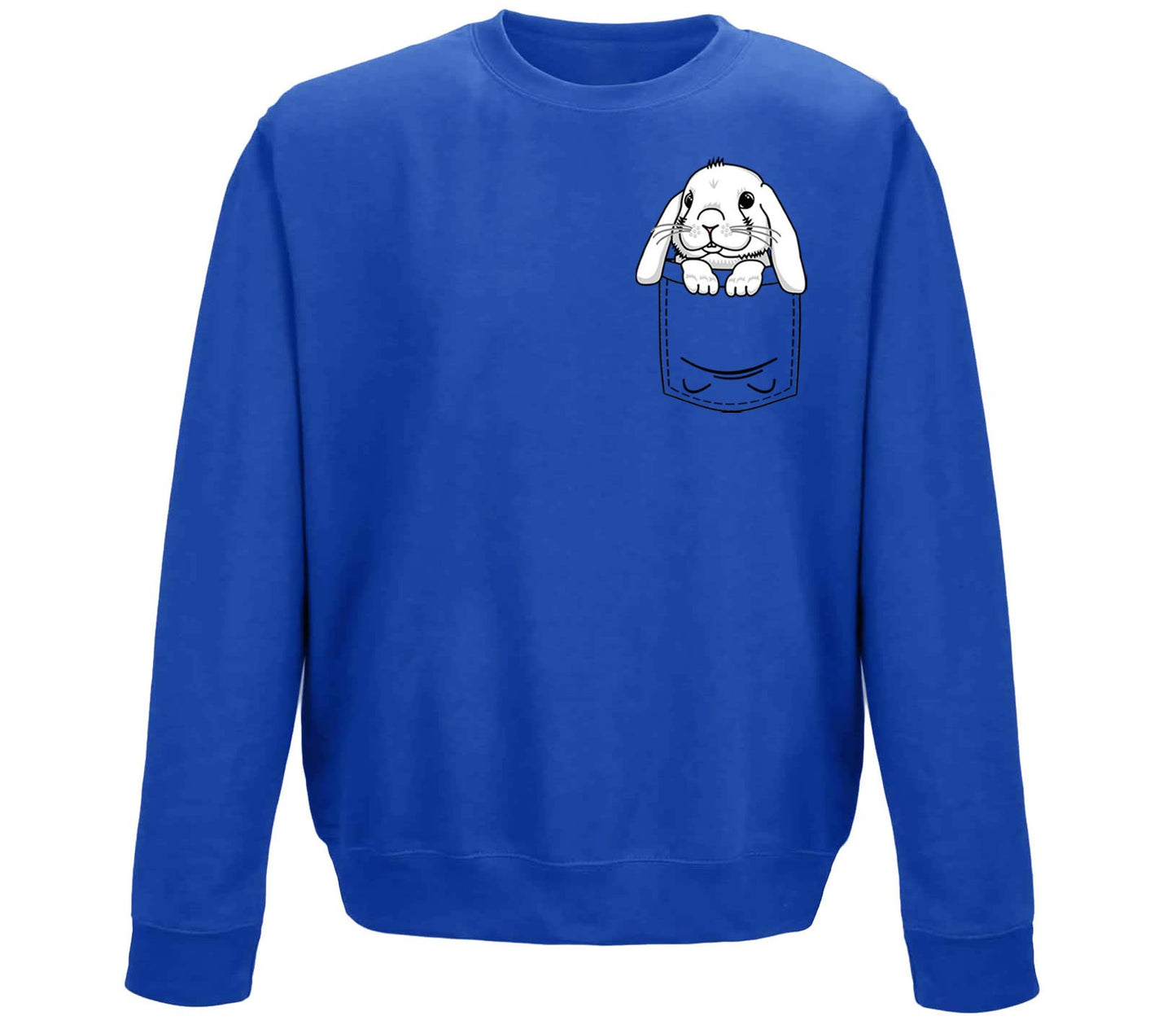 Rabbit Pocket Print Childrens Sweatshirt