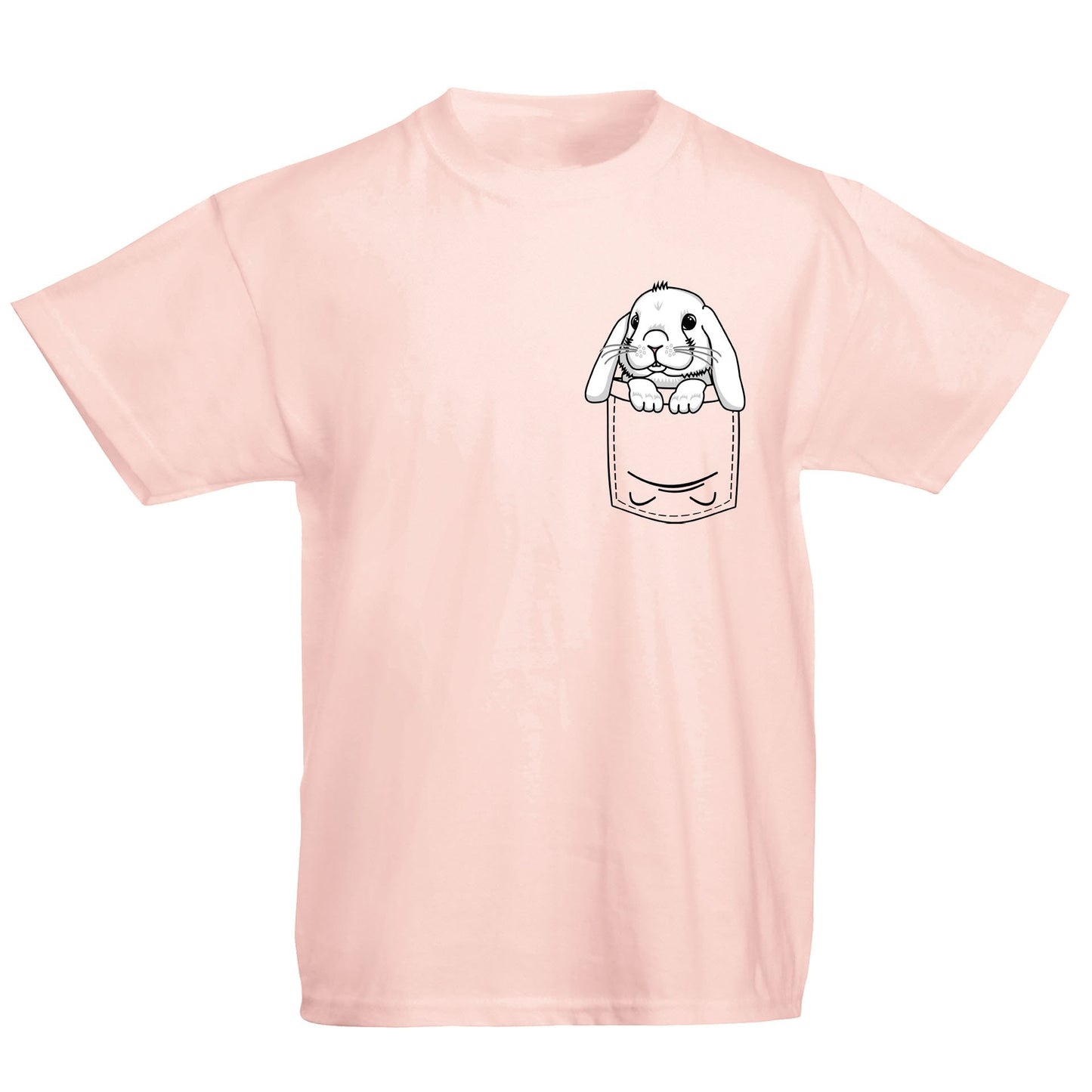 Rabbit Pocket Print Kids T-shirt