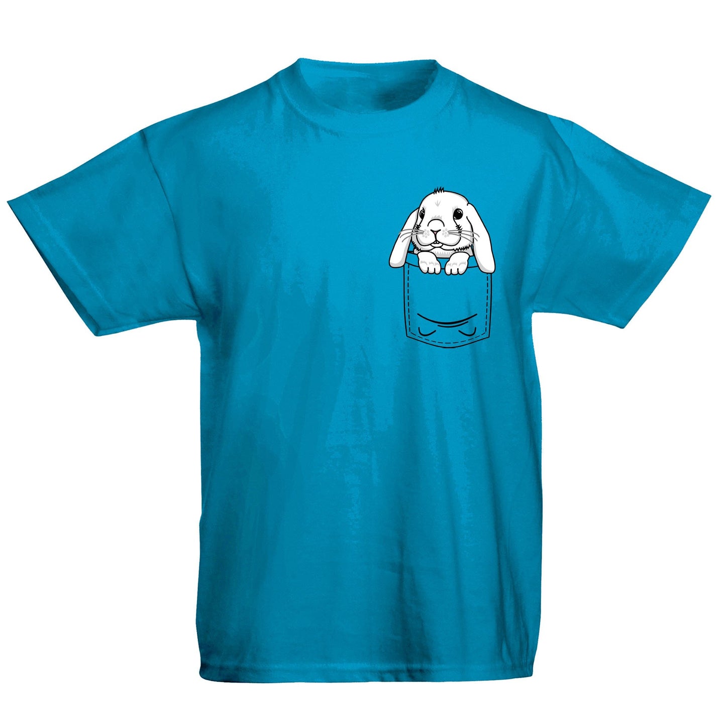 Rabbit Pocket Print Kids T-shirt