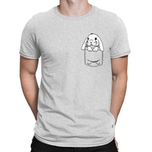 Load image into Gallery viewer, Rabbit Pocket Print Mens T-shirt
