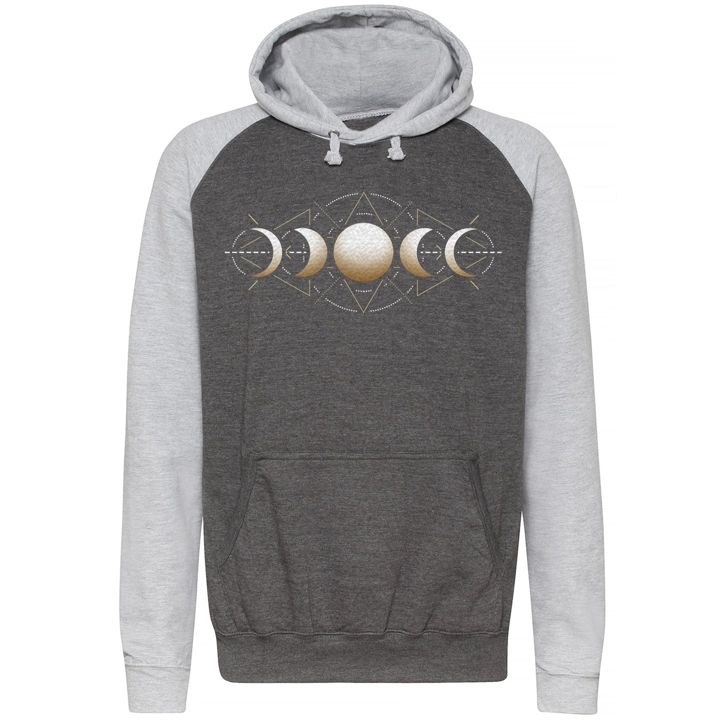 Moon Phases Astronomy Baseball Hoodie