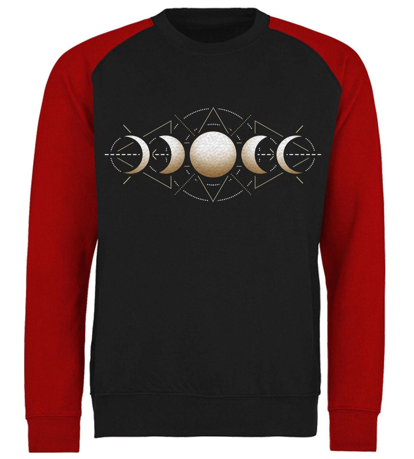 Moon Phases Astronomy Baseball Sweatshirt