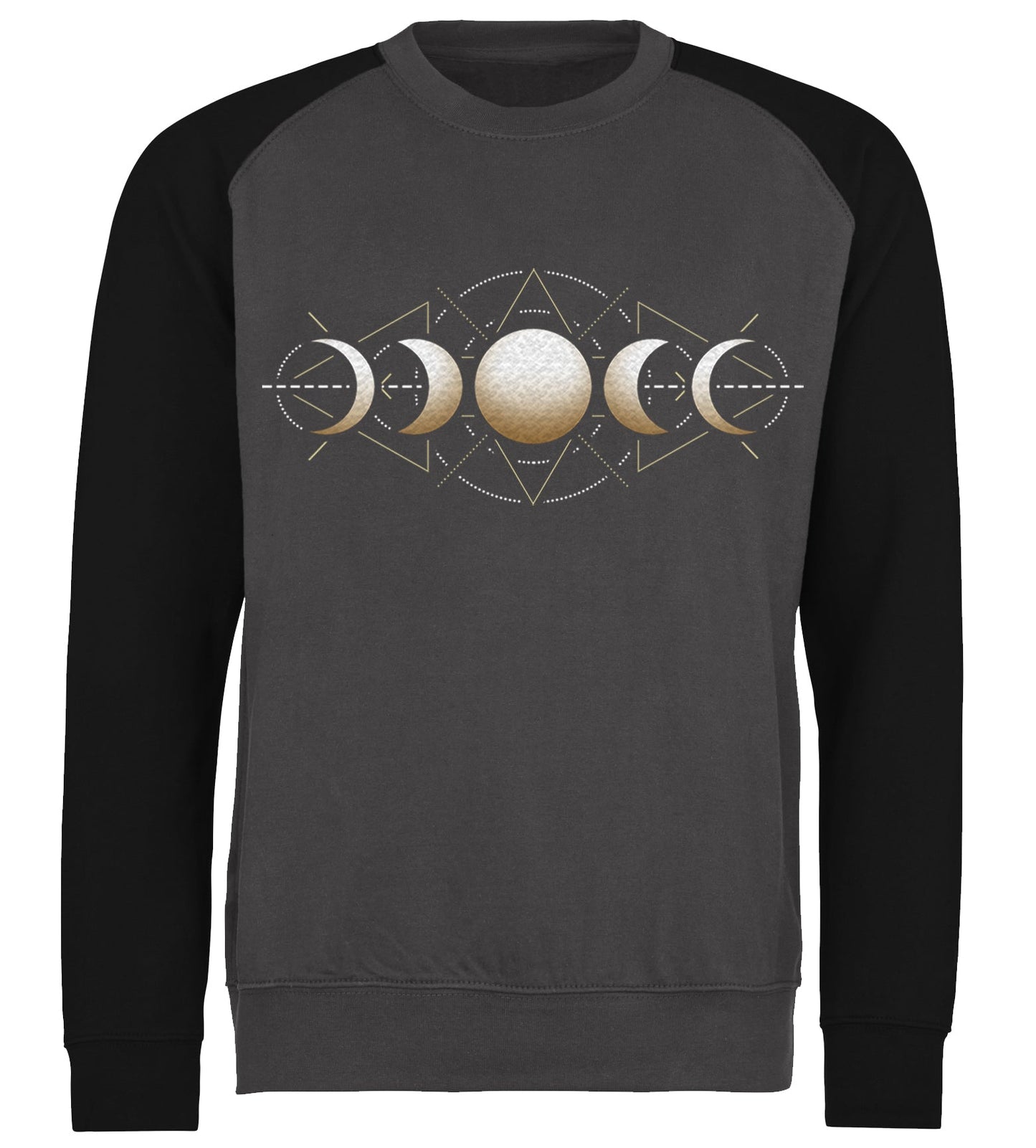 Moon Phases Astronomy Baseball Sweatshirt