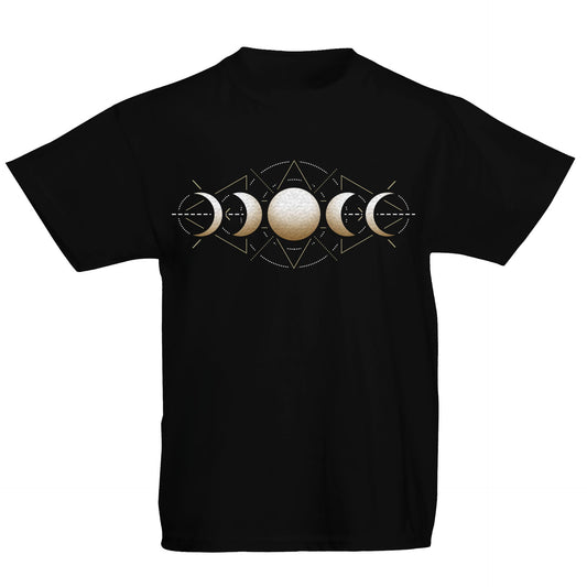 Moon Phases Astronomy Kids T-shirt