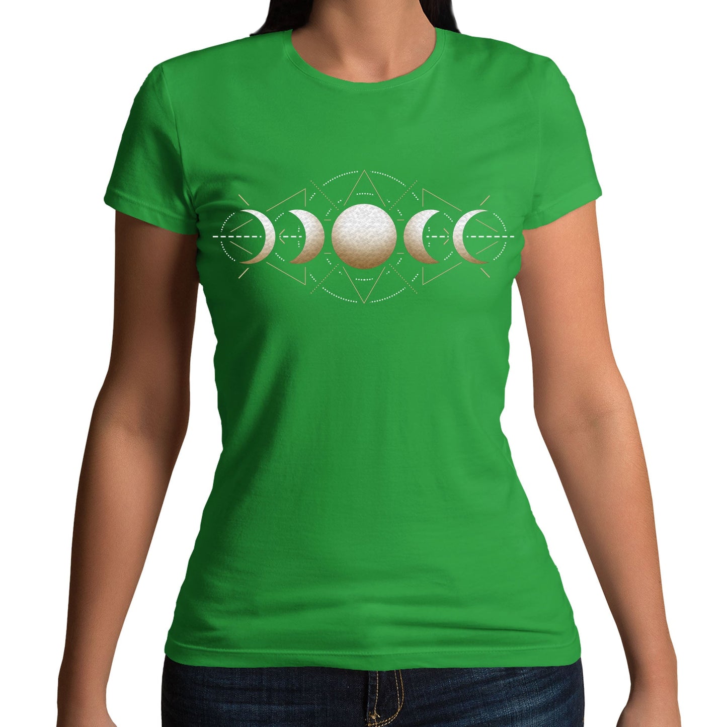 Moon Phases Astronomy Womens T-shirt