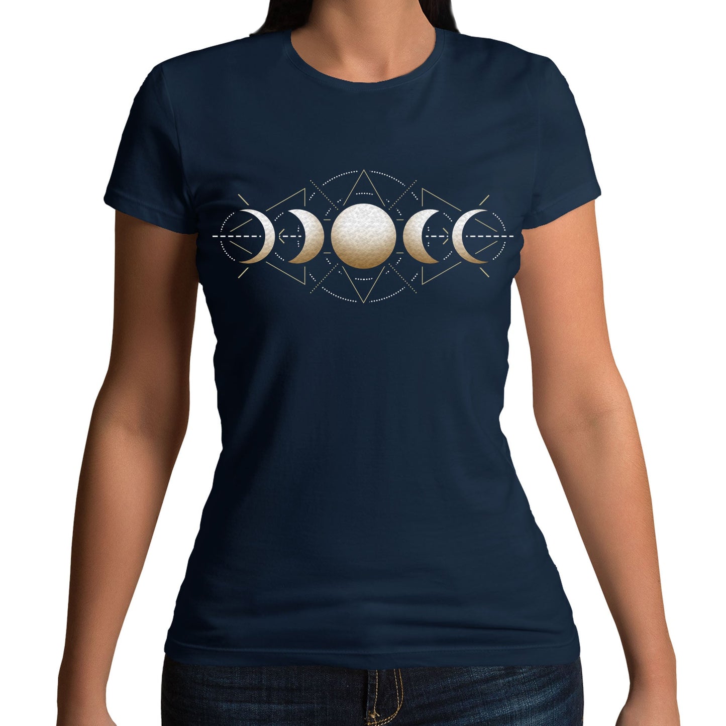 Moon Phases Astronomy Womens T-shirt