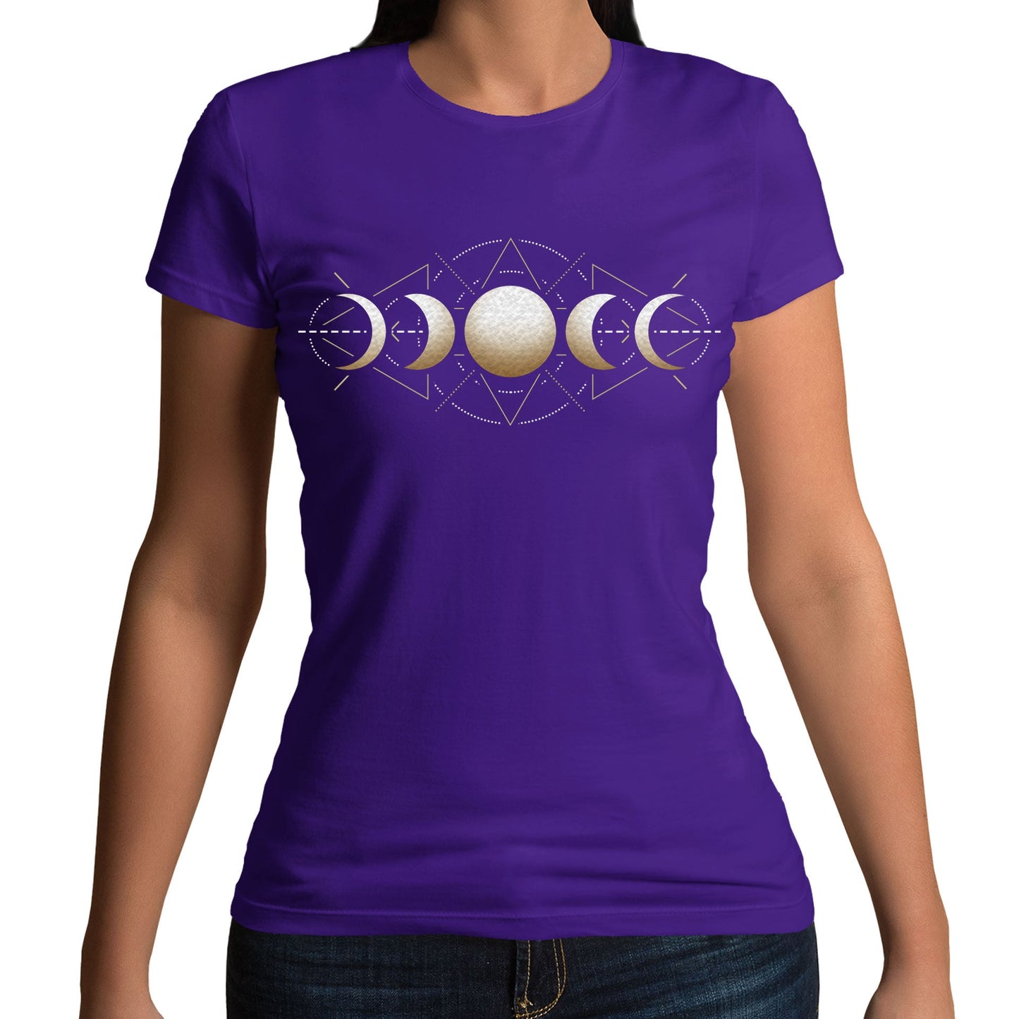 Moon Phases Astronomy Womens T-shirt