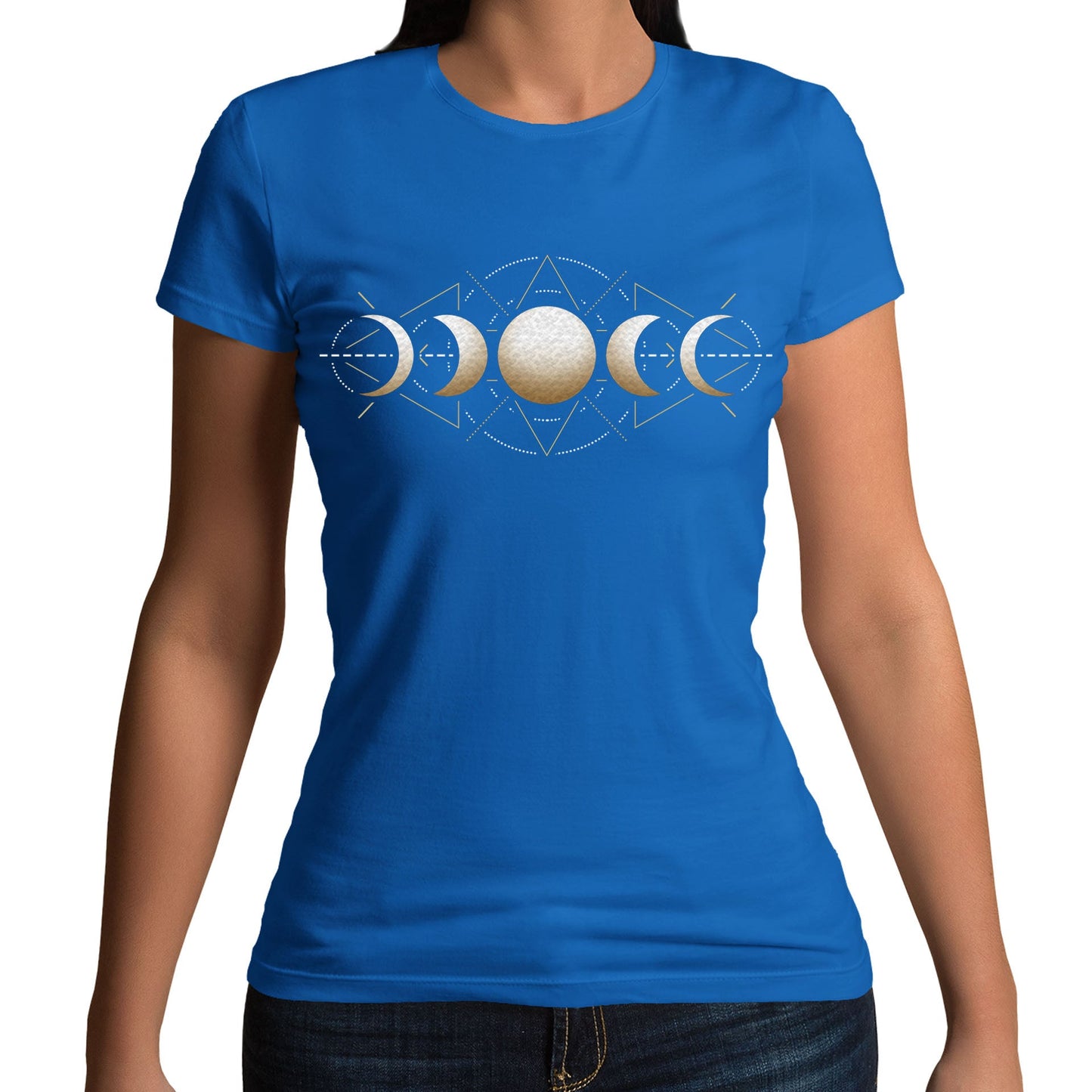 Moon Phases Astronomy Womens T-shirt