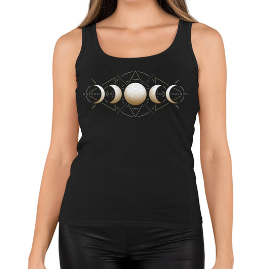 Moon Phases Astronomy Womens Vest