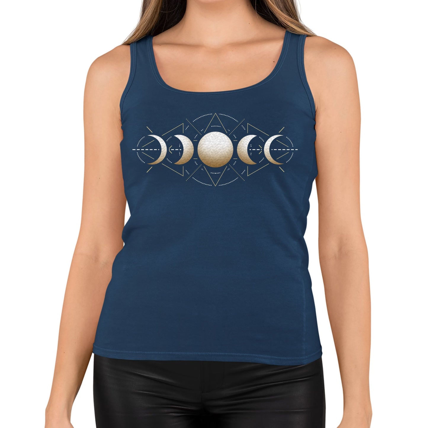 Moon Phases Astronomy Womens Vest