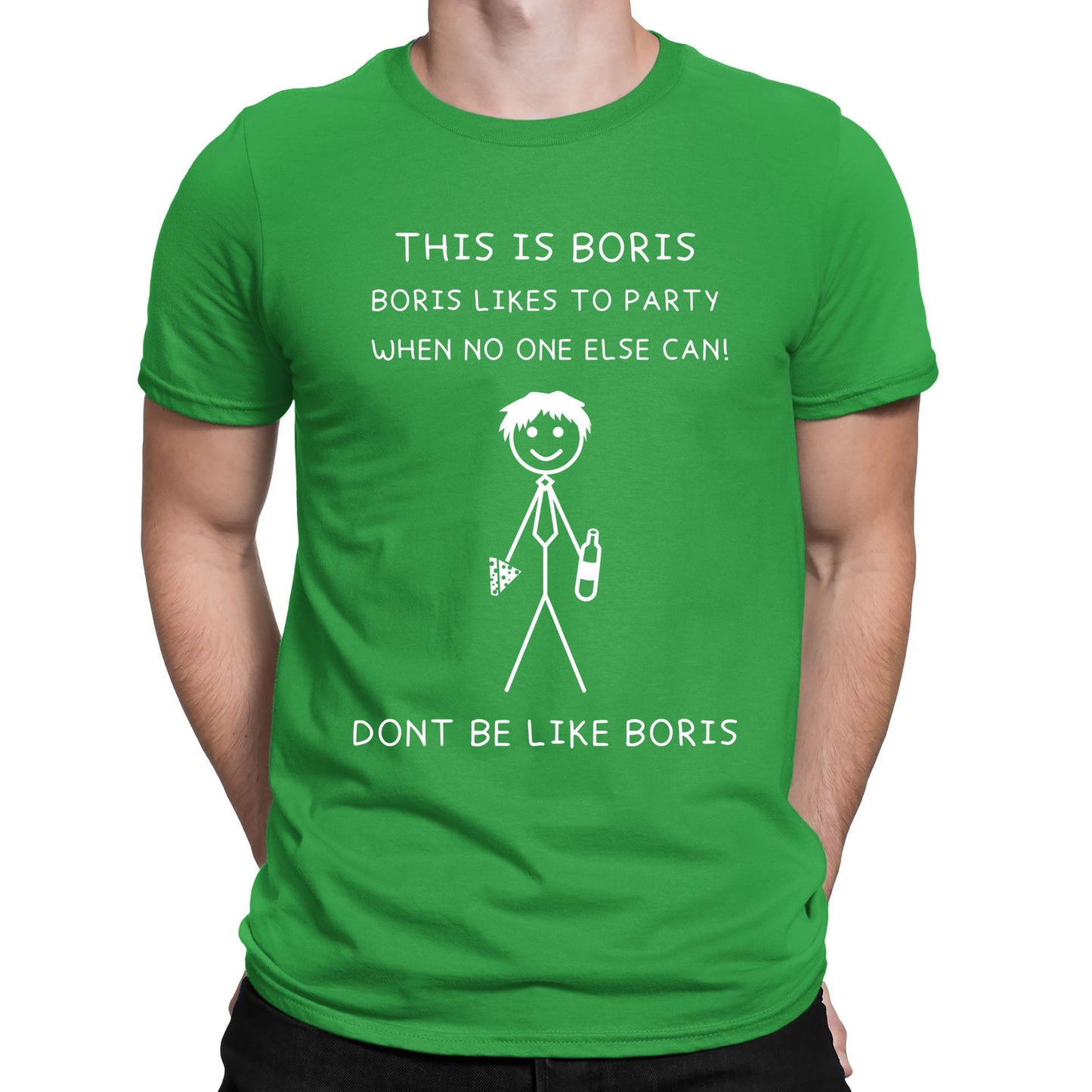 This Is Boris Boris Likes To Party Funny Mens T-shirt