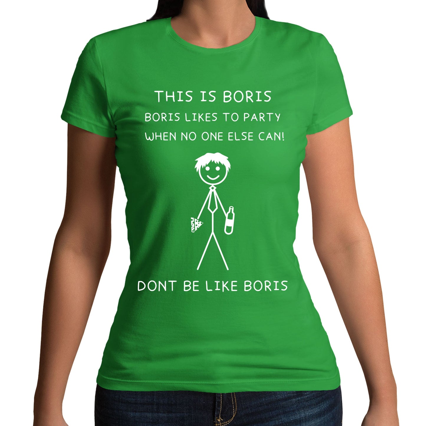 This Is Boris Boris Likes To Party Funny Womens T-shirt