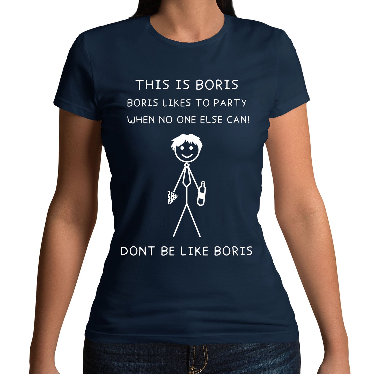 This Is Boris Boris Likes To Party Funny Womens T-shirt