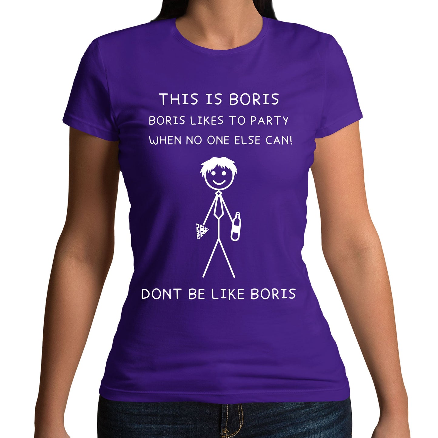 This Is Boris Boris Likes To Party Funny Womens T-shirt