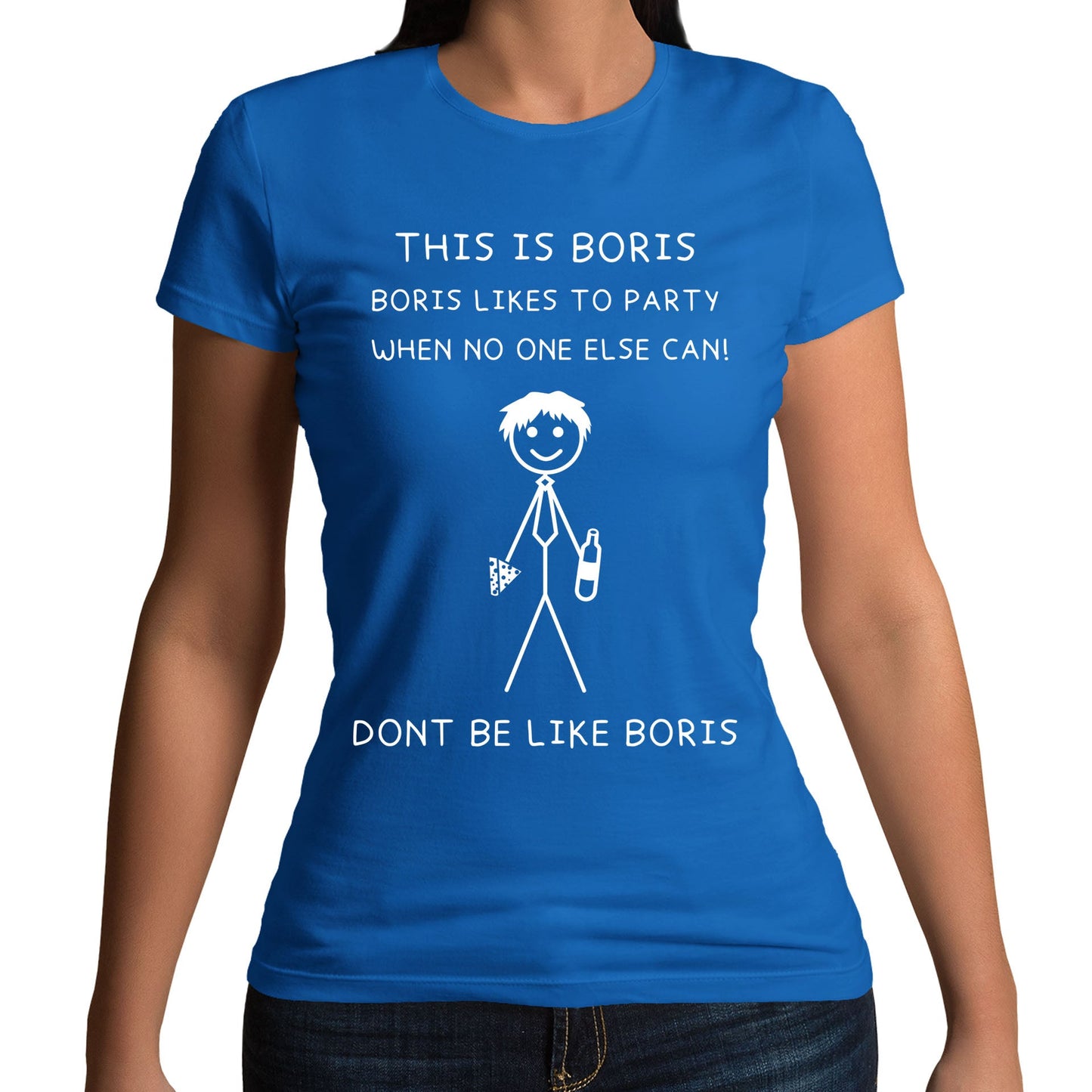 This Is Boris Boris Likes To Party Funny Womens T-shirt