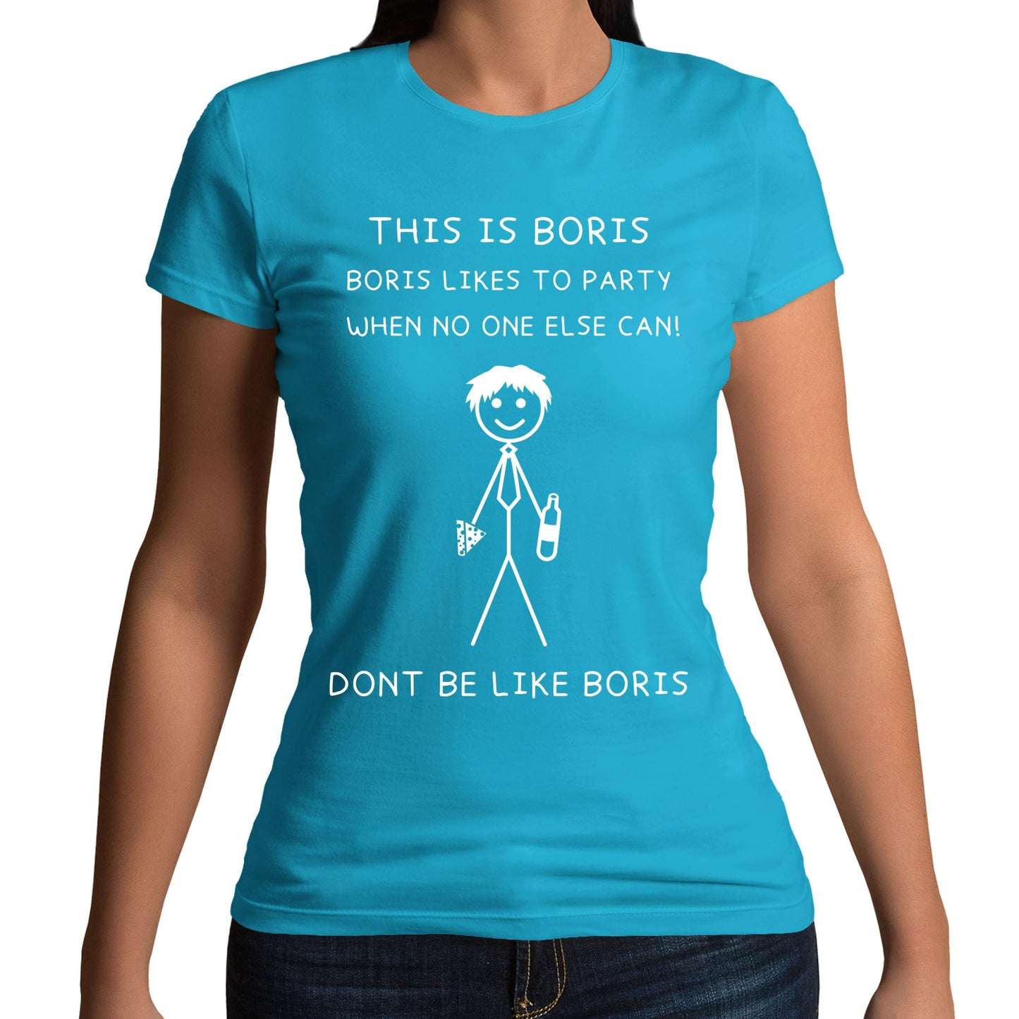 This Is Boris Boris Likes To Party Funny Womens T-shirt