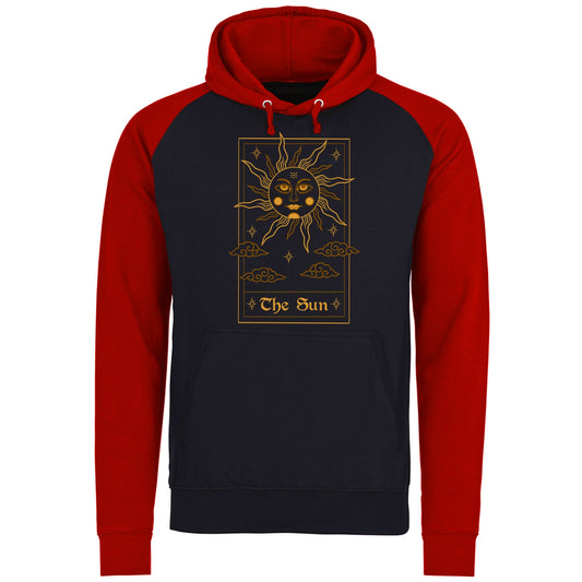 The Sun Tarot Card Baseball Hoodie