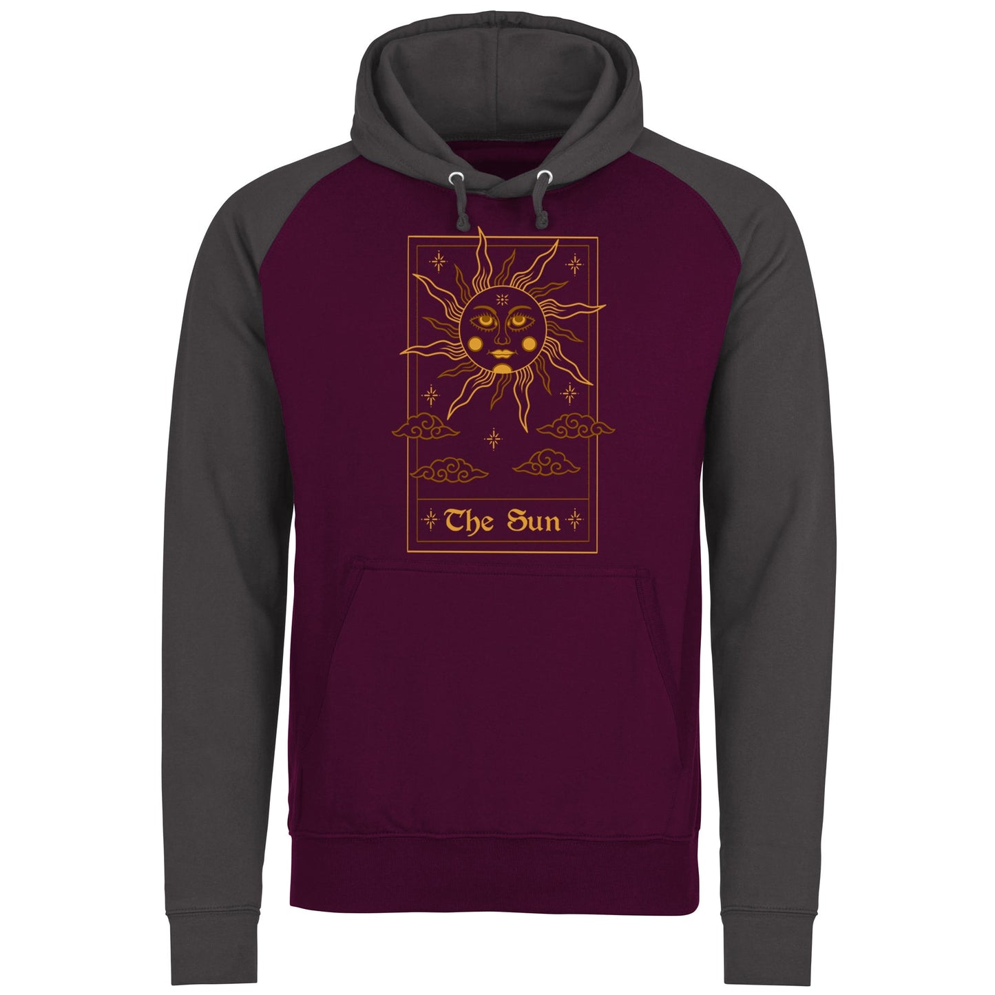 The Sun Tarot Card Baseball Hoodie