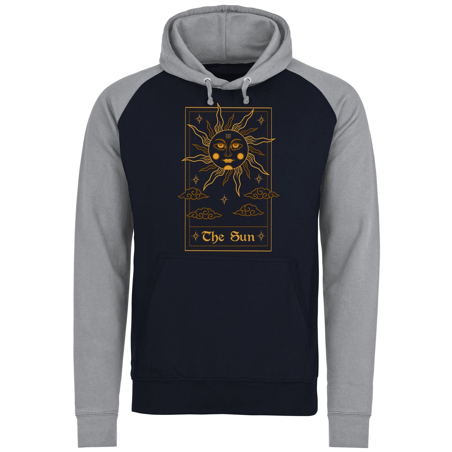 The Sun Tarot Card Baseball Hoodie