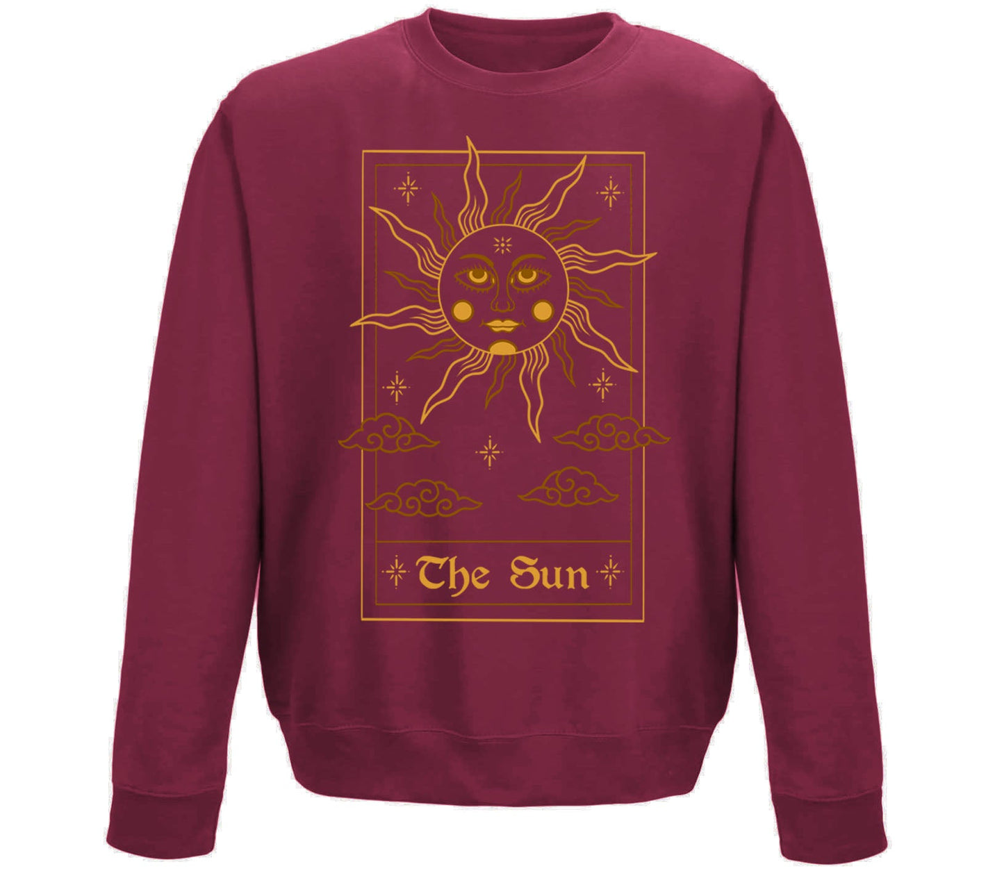 The Sun Tarot Card Mens Pullover Hoodie