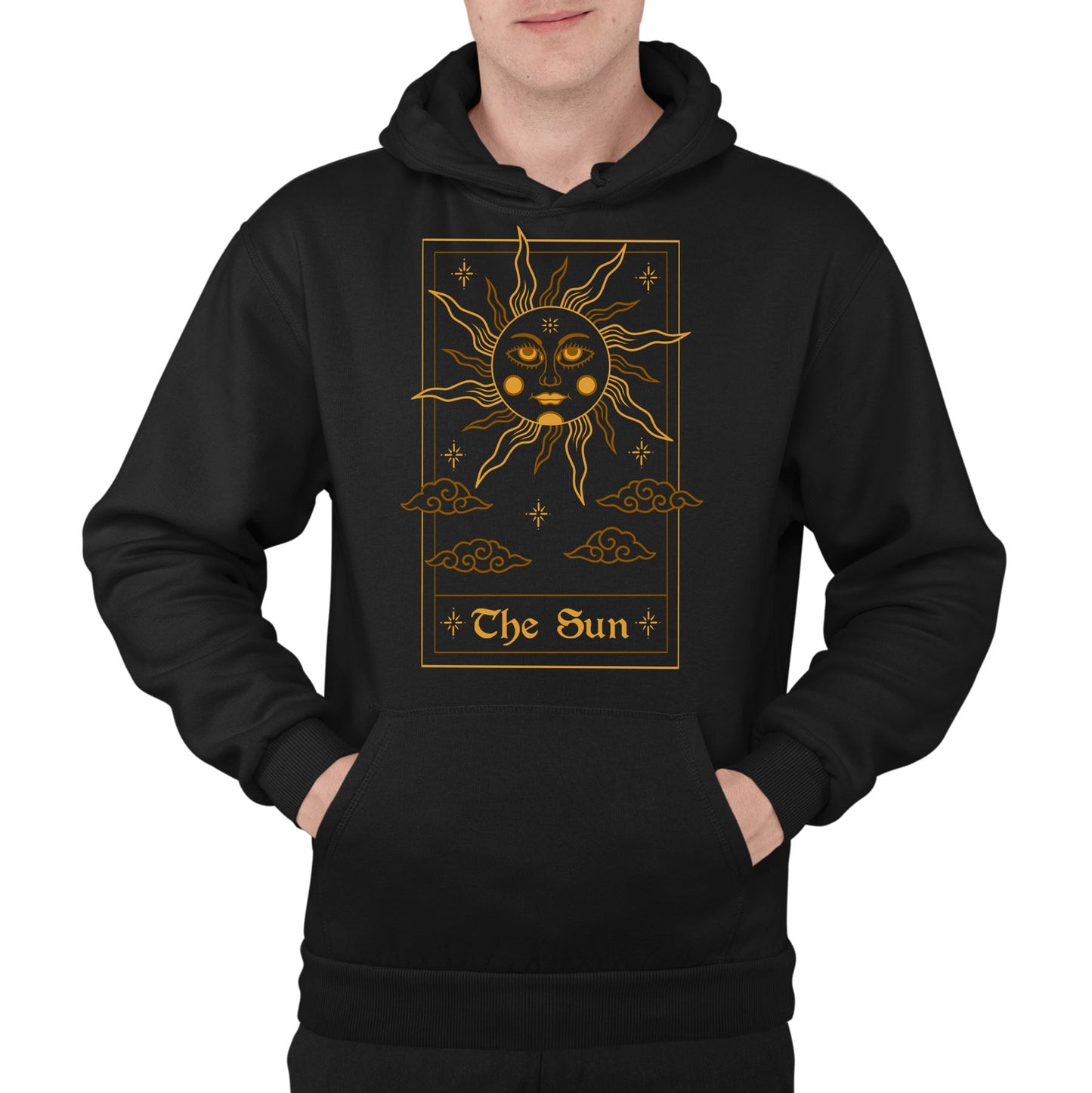 The Sun Tarot Card Mens Pullover Hoodie