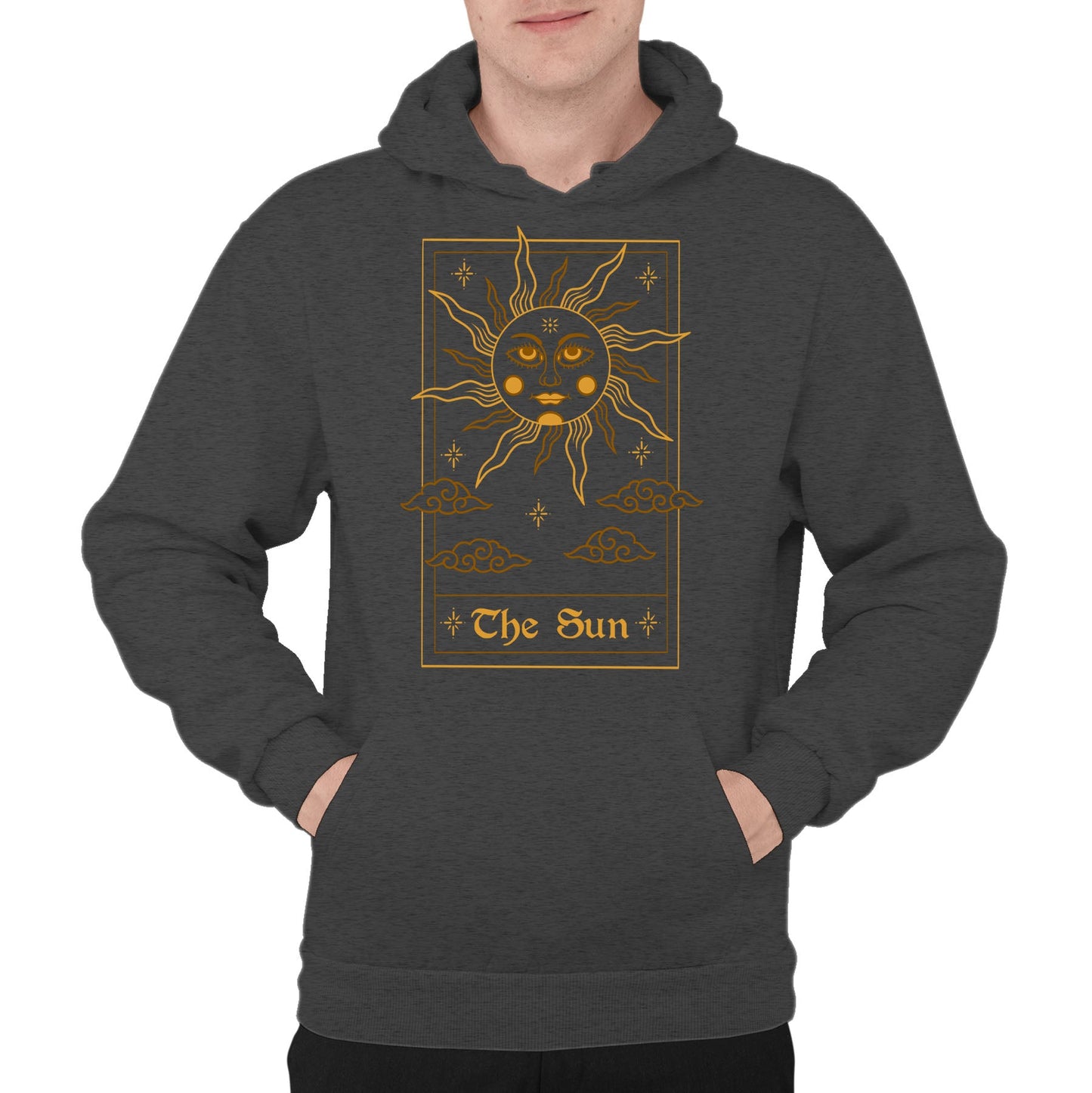 The Sun Tarot Card Mens Pullover Hoodie