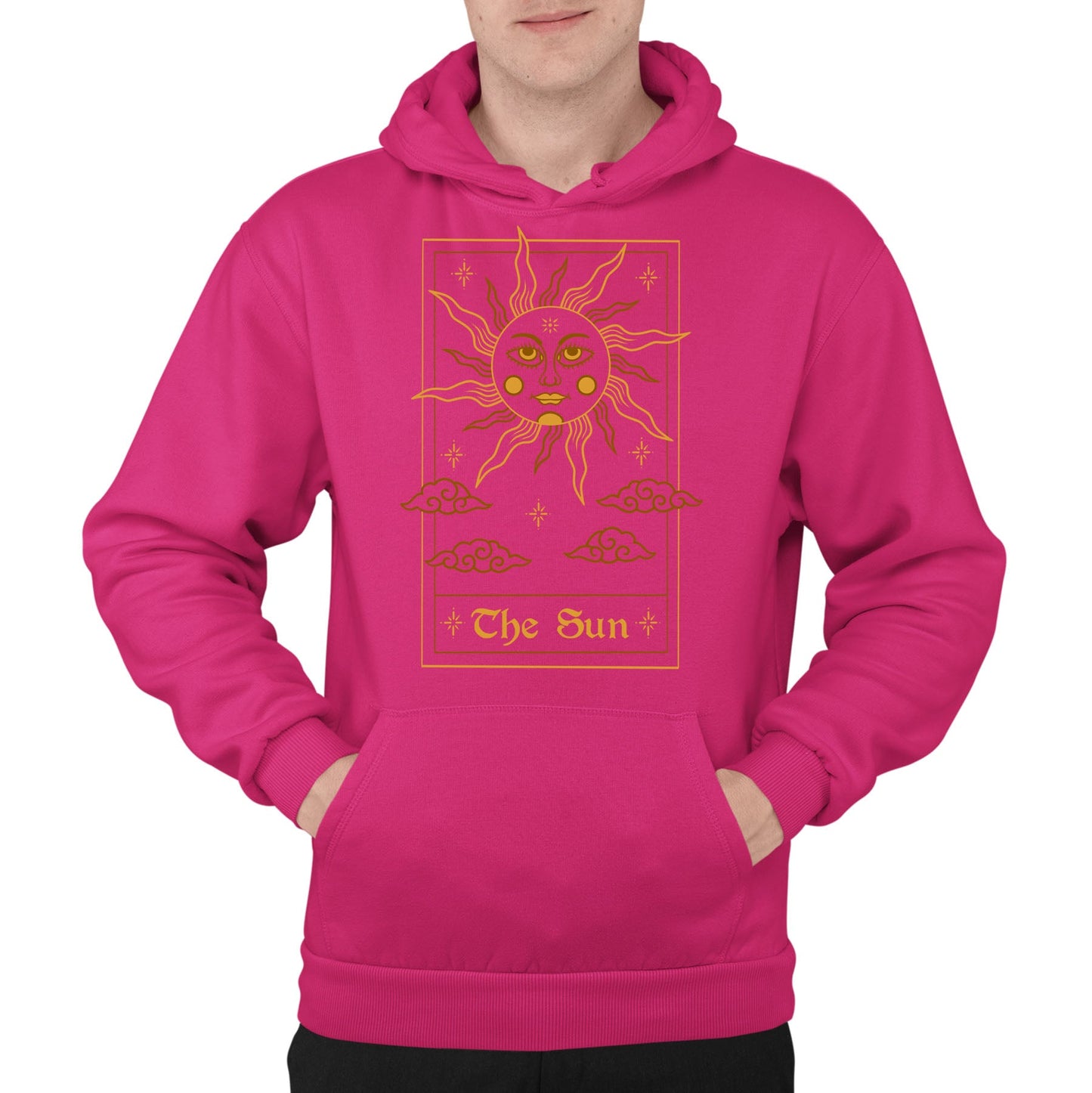 The Sun Tarot Card Mens Pullover Hoodie