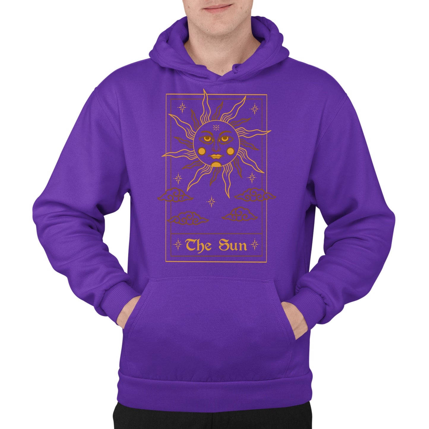 The Sun Tarot Card Mens Pullover Hoodie