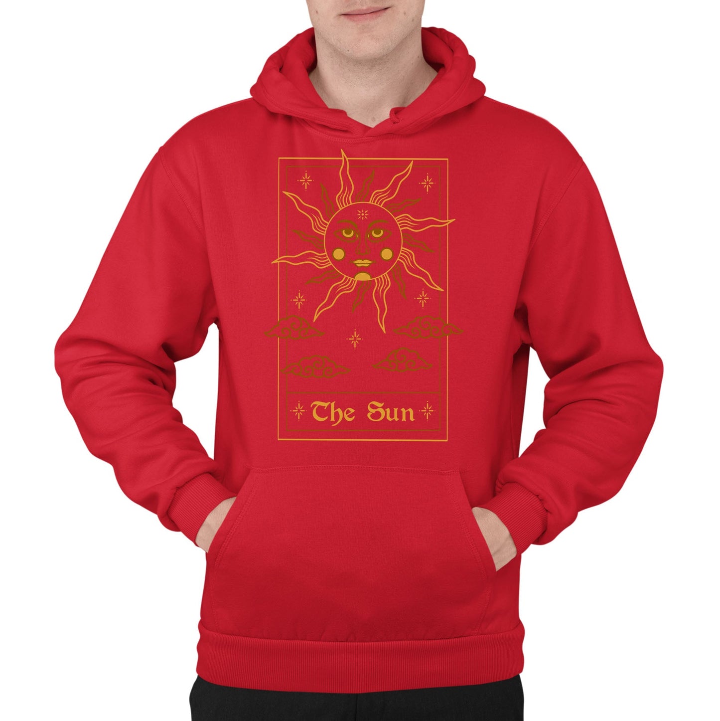 The Sun Tarot Card Mens Pullover Hoodie