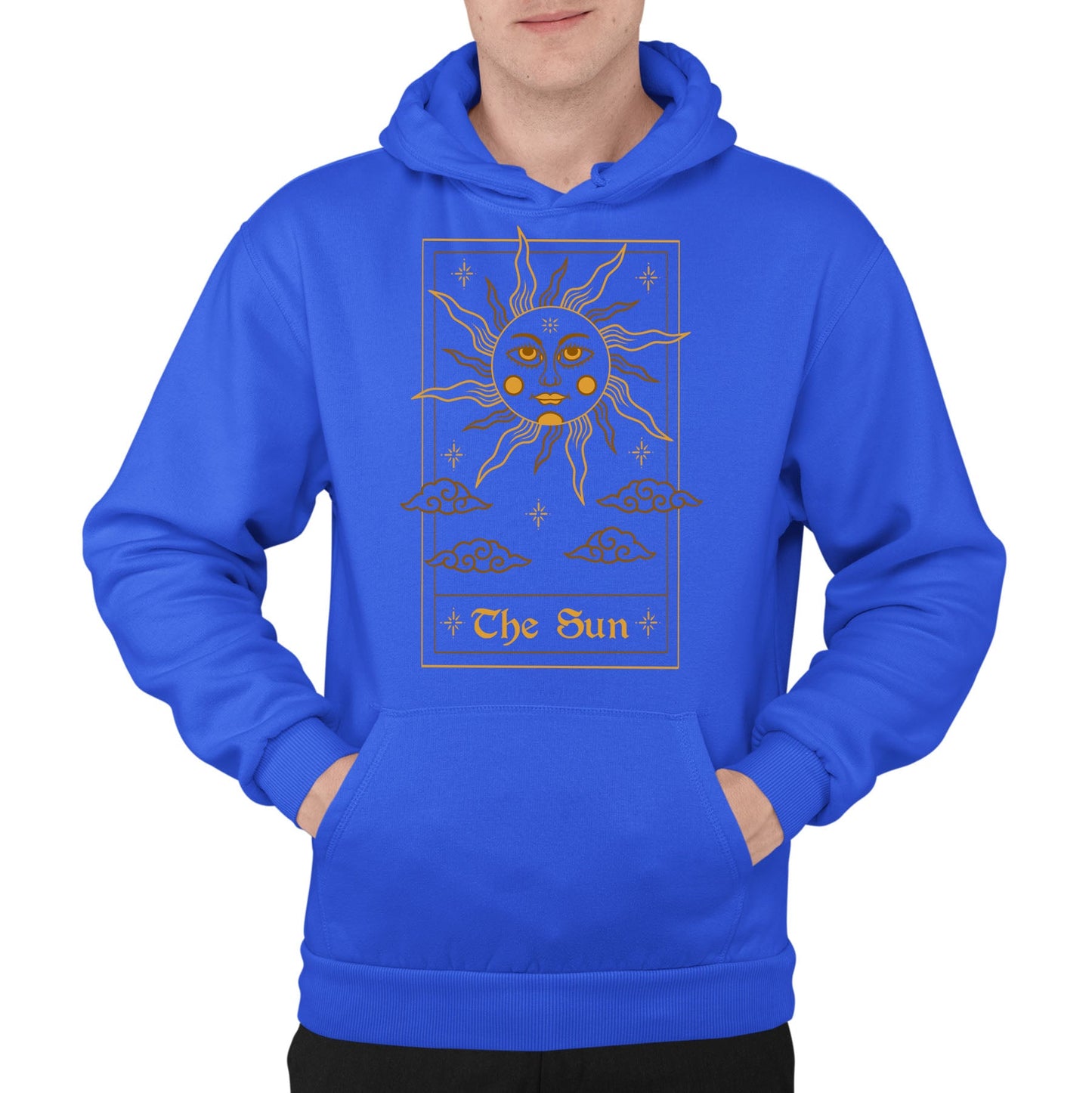 The Sun Tarot Card Mens Pullover Hoodie