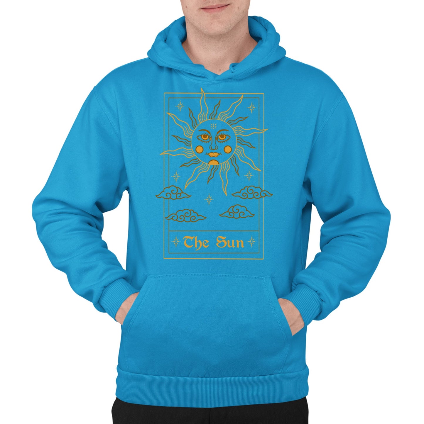 The Sun Tarot Card Mens Pullover Hoodie