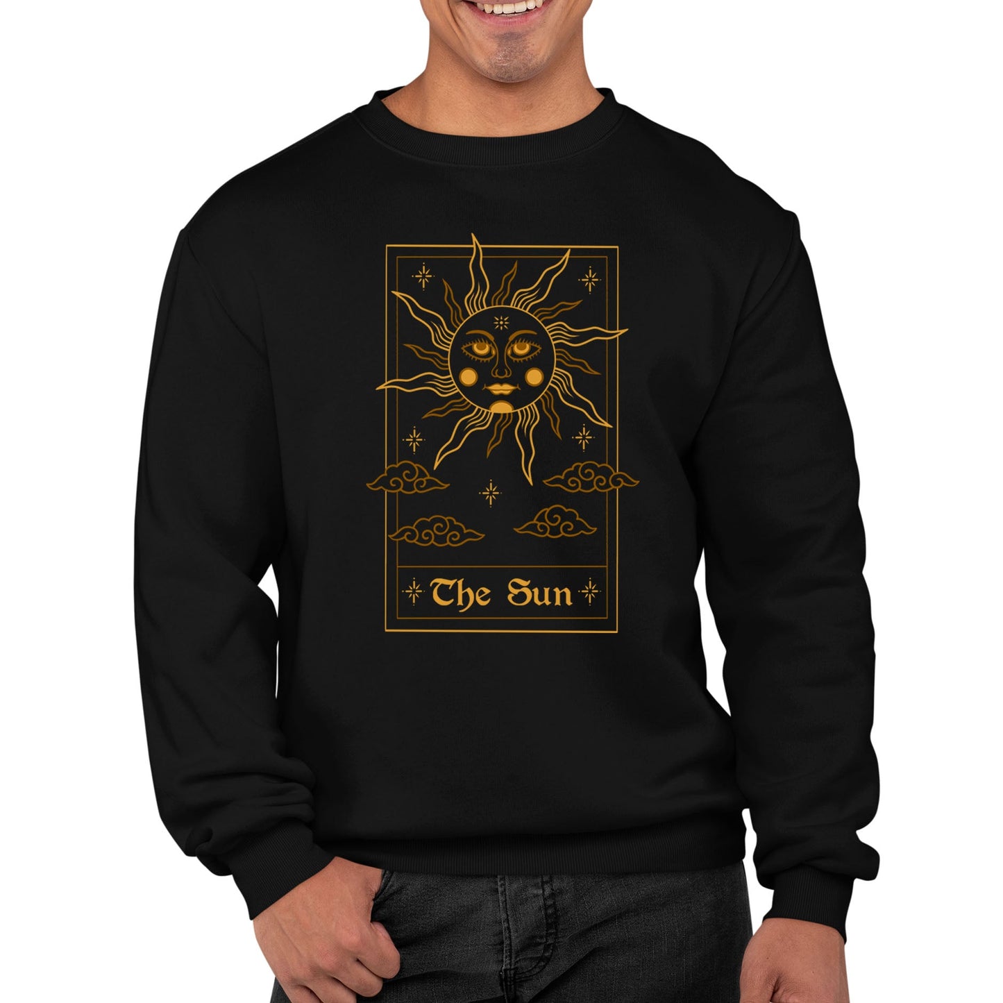 The Sun Tarot Card Mens Sweatshirt