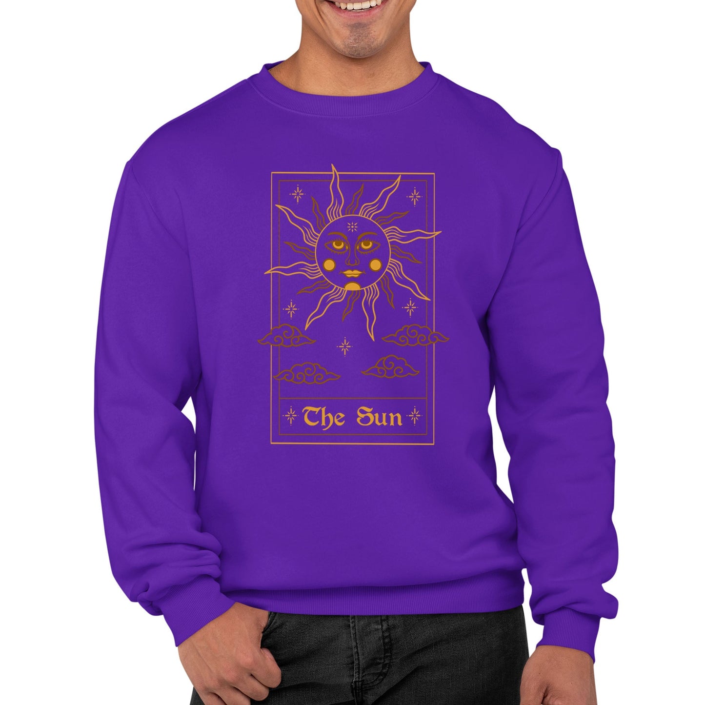 The Sun Tarot Card Mens Sweatshirt