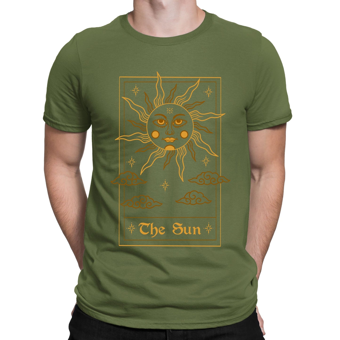 The Sun Tarot Card Mens T-shirt