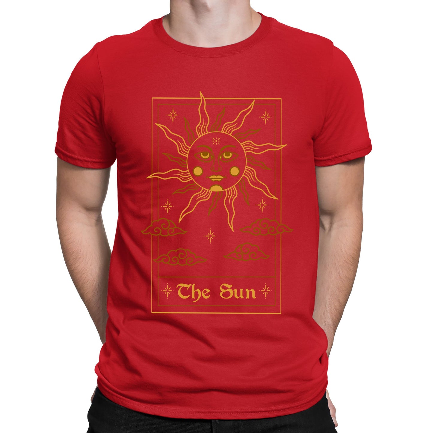 The Sun Tarot Card Mens T-shirt