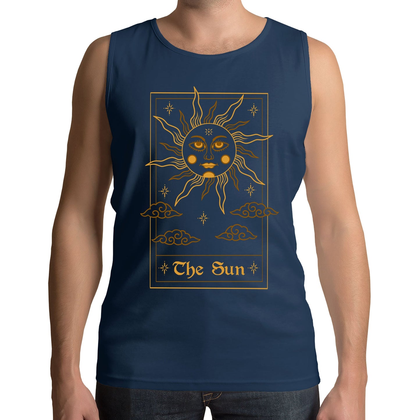 The Sun Tarot Card Mens Vest