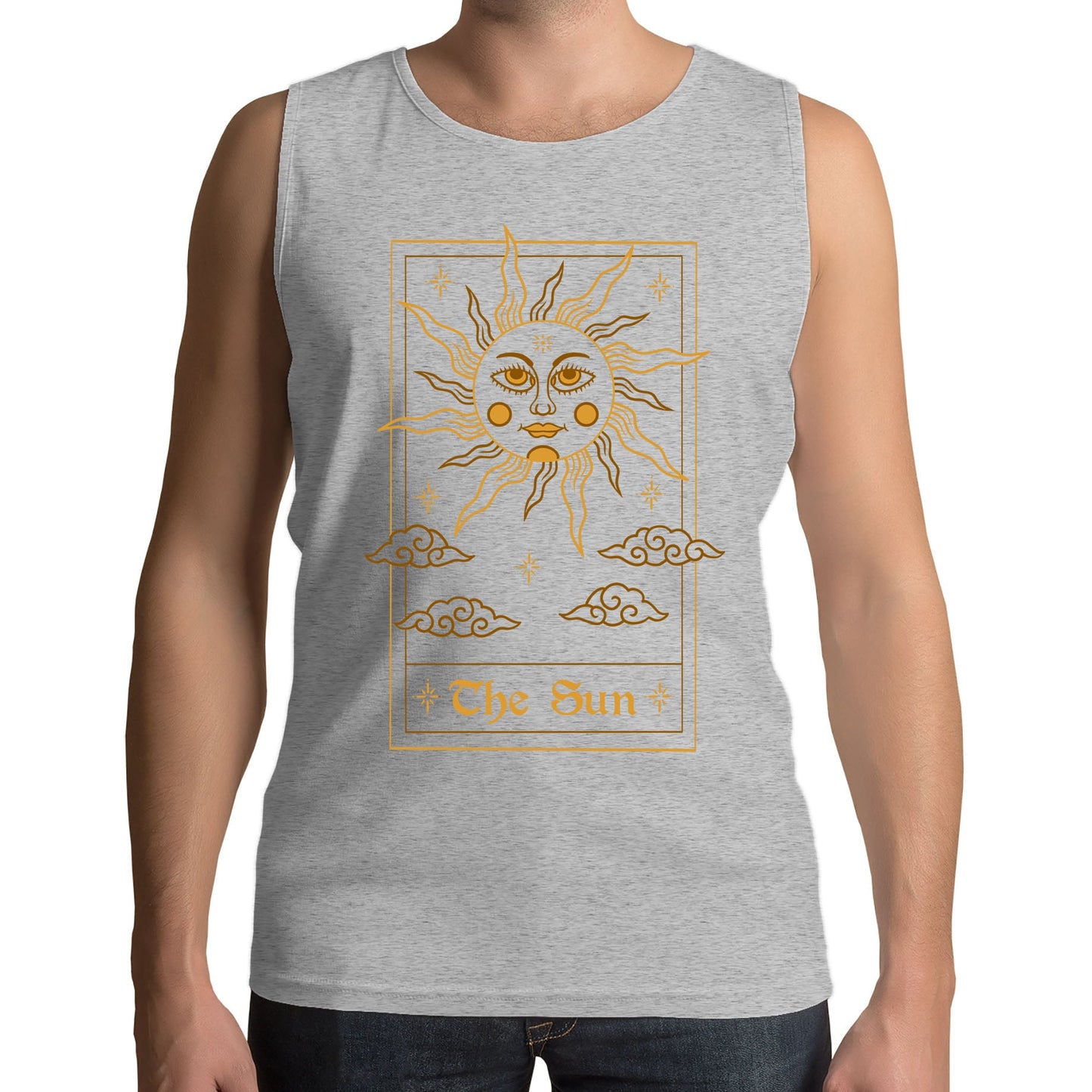 The Sun Tarot Card Mens Vest