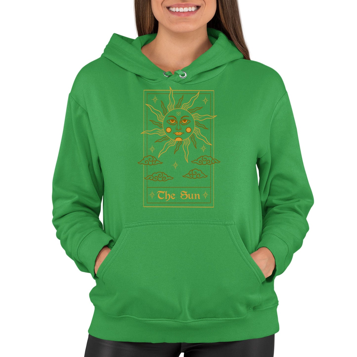 The Sun Tarot Card Womens Pullover Hoodie