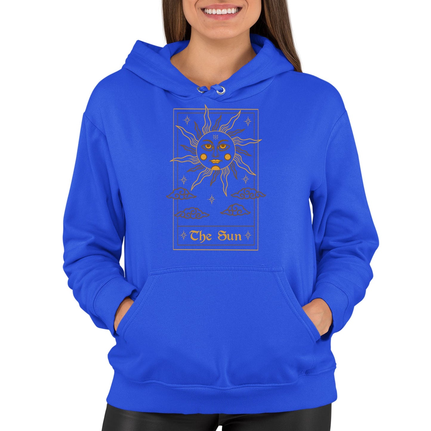 The Sun Tarot Card Womens Pullover Hoodie