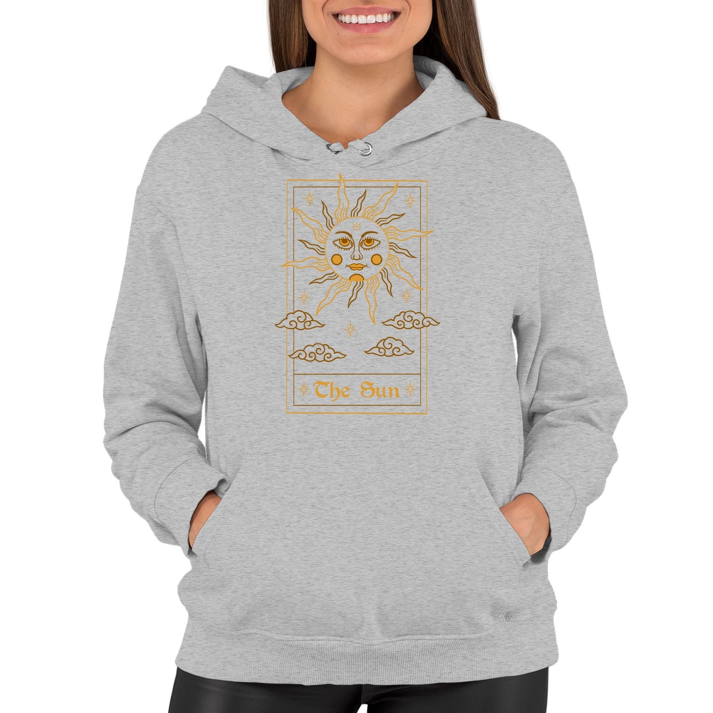 The Sun Tarot Card Womens Pullover Hoodie