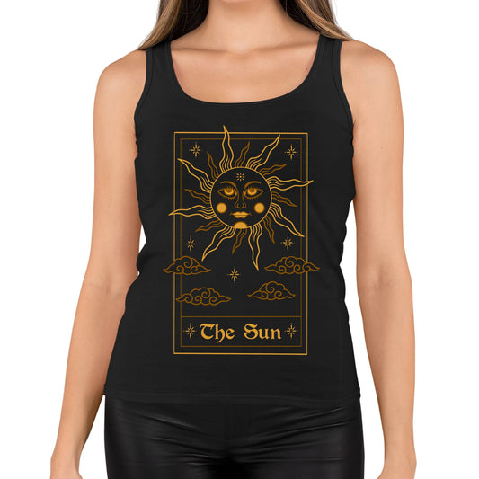 The Sun Tarot Card Womens Vest