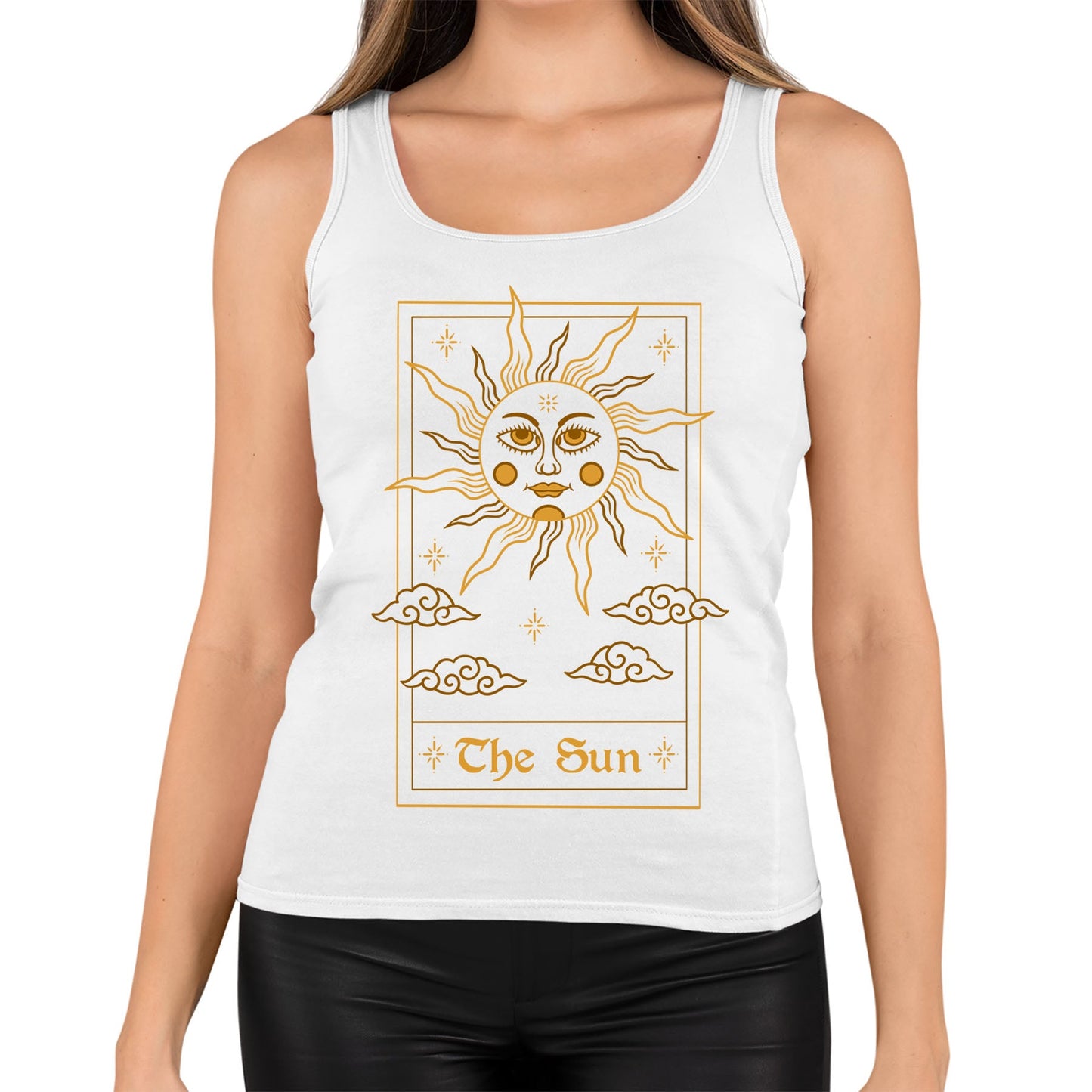 The Sun Tarot Card Womens Vest