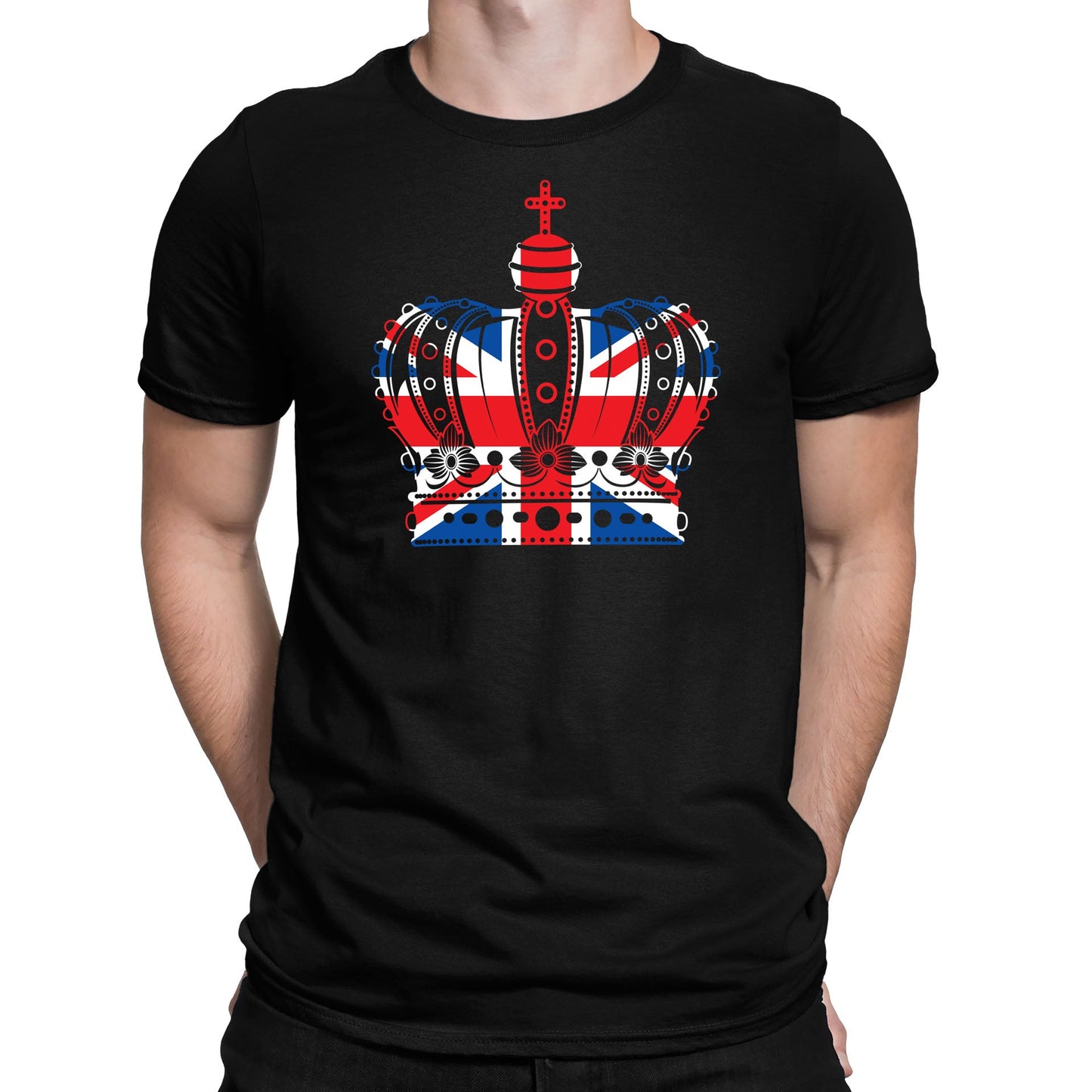 Union Jack Crown Mens T-shirt