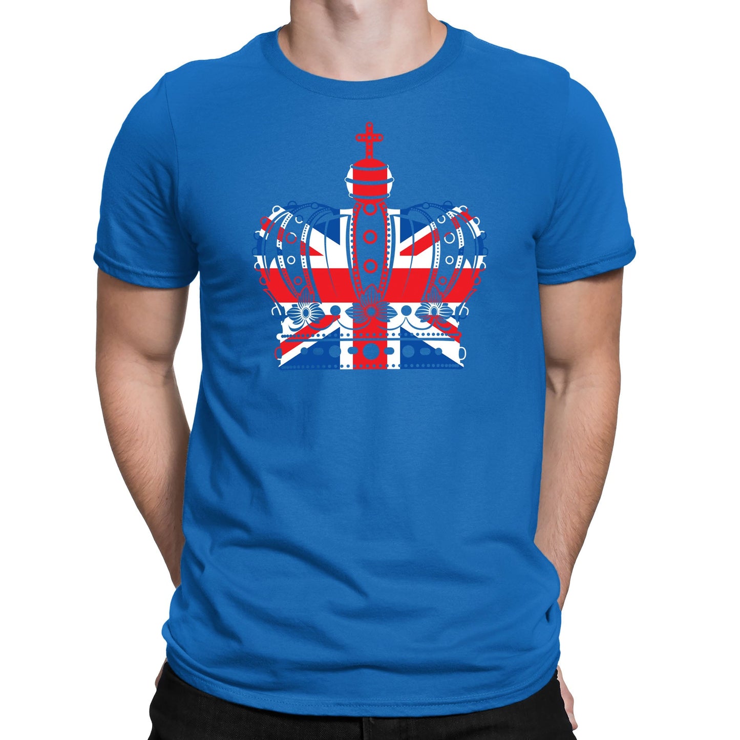 Union Jack Crown Mens T-shirt